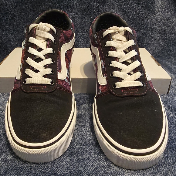 Vans Ward Lace Up Low-top Shoes "Floral Rose". Size US Women's - 9.5 - Picture 3 of 6